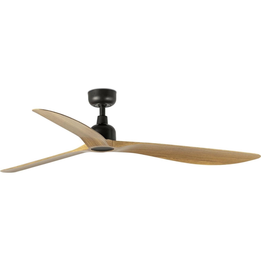 FARO 34360WT - Plafonski ventilator OUTWOOD L braon/crno pr. 150 cm Wi-Fi Tuya IP44 + Daljinski upravljač