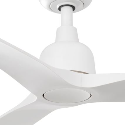 FARO 34363 - Plafonski ventilator OUTWOOD L bela pr. 150 cm IP44 + Daljinski upravljač
