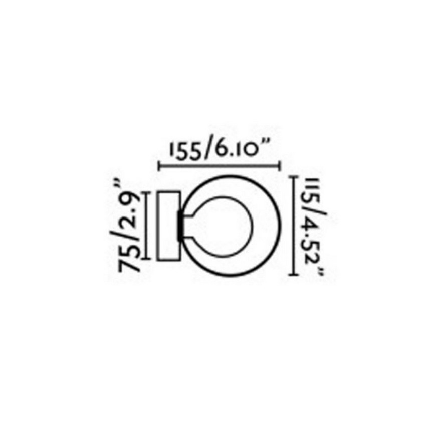FARO 40086 - Zidna lampa za kupatilo PERLA 1xG9/6W/230V IP44