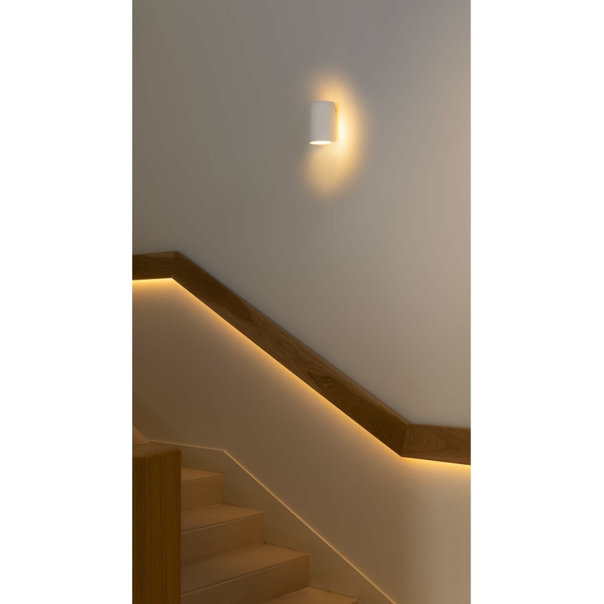 FARO 40522 - Zidna lampa SOLE 1xGU10/8W/230V bela okrugli