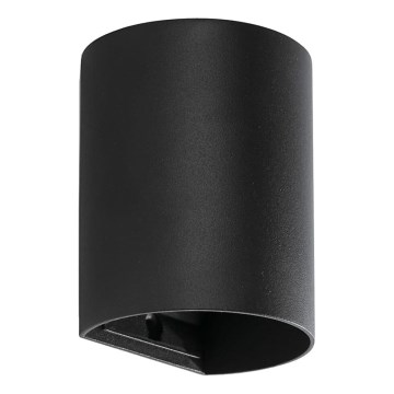 FARO 40523 - Zidna lampa SOLE 1xGU10/8W/230V crno okrugli
