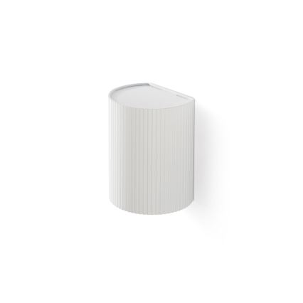 FARO 40526 - Zidna lampa SOLE 1xGU10/8W/230V bela izbrazdana okrugli
