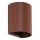 FARO 40529 - Zidna lampa SOLE 1xGU10/8W/230V cigla izbrazdana okrugli