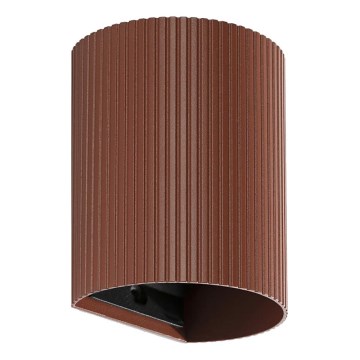 FARO 40529 - Zidno svetlo SOLE 1xGU10/8W/230V ciglasto rebrasto okruglo
