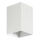 FARO 40534 - Zidna lampa SOLE 1xGU10/8W/230V bela izbrazdana uglast
