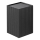 FARO 40535 - Zidno svetlo SOLE 1xGU10/8W/230V, crno, rebrasto, uglasto