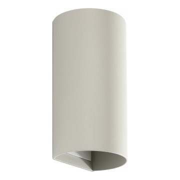 FARO 40540 - Zidna lampa SOLE 2xGU10/8W/230V sivo okrugli