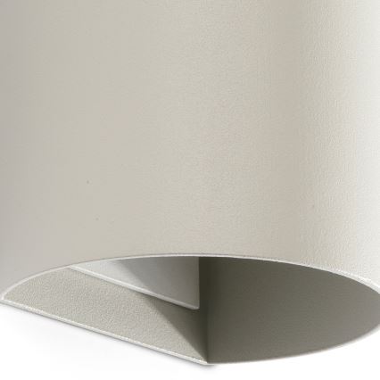 FARO 40540 - Zidna lampa SOLE 2xGU10/8W/230V sivo okrugli
