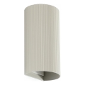 FARO 40544 - Zidna lampa SOLE 2xGU10/8W/230V sivo izbrazdana okrugli