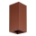 FARO 40568 - Zidno svetlo SOLE 2xGU10/8W/230V ciglasto rebrasto pravougaono