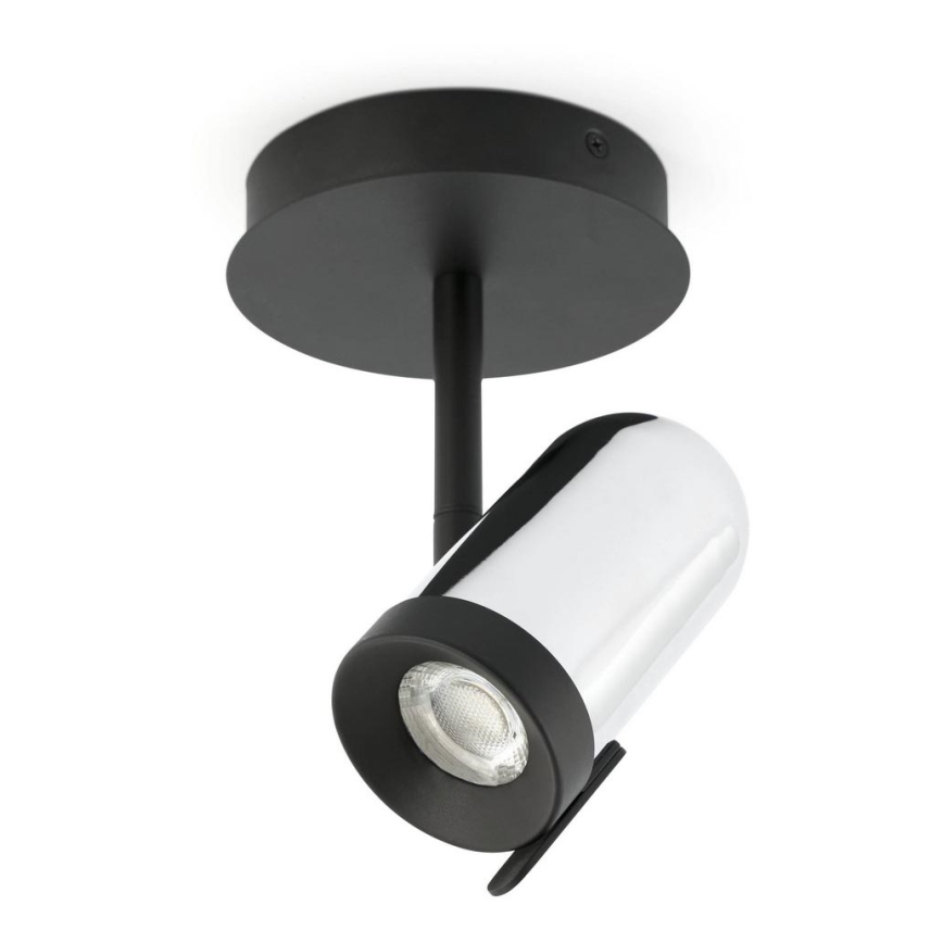 Faro 43531 - Reflektorska lampa ORLEANS 1xGU10/8W/230V srebrno/crno