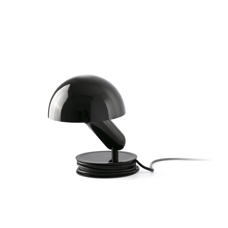 FARO 56100 - Stona lampa sa štipaljkom 2u1 BELA 1xE27/15W/230V crno