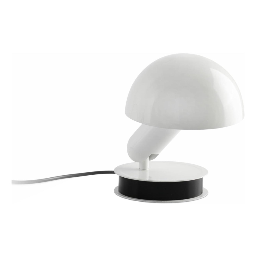 FARO 56101 - Stona lampa sa štipaljkom 2u1 BELA 1xE27/15W/230V bela