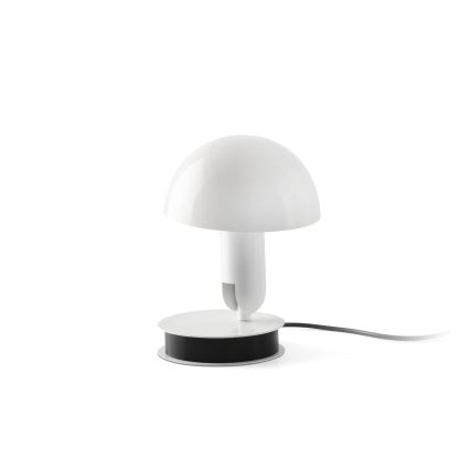 FARO 56101 - Stona lampa sa štipaljkom 2u1 BELA 1xE27/15W/230V bela