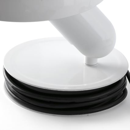 FARO 56101 - Stona lampa sa štipaljkom 2u1 BELA 1xE27/15W/230V bela