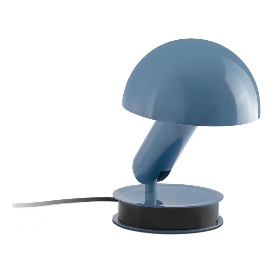 FARO 56102 - Stona lampa sa štipaljkom 2u1 BELA 1xE27/15W/230V plava