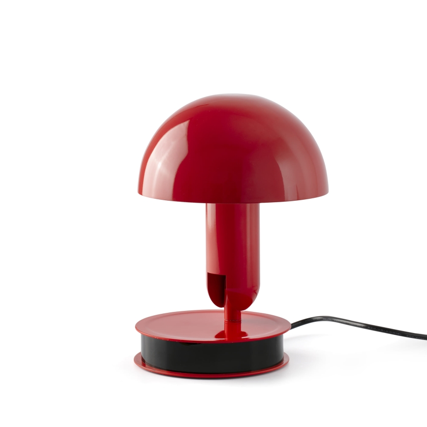 FARO 56103 - Stona lampa sa štipaljkom 2u1 BELA 1xE27/15W/230V crveno