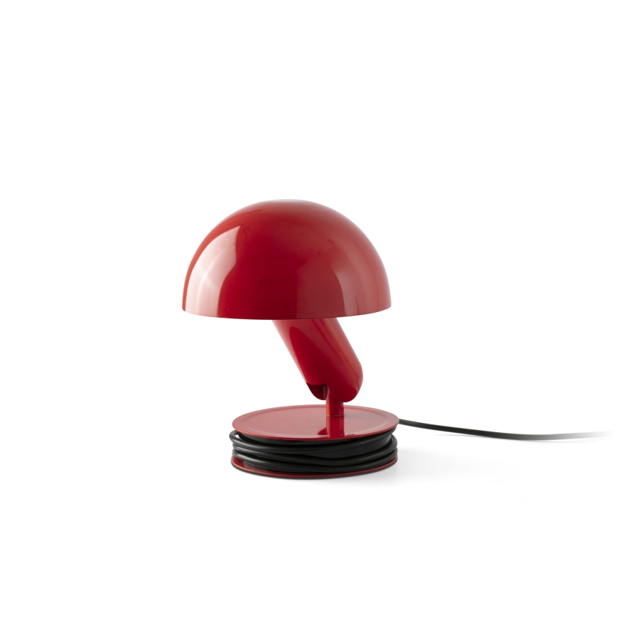 FARO 56103 - Stona lampa sa štipaljkom 2u1 BELA 1xE27/15W/230V crveno