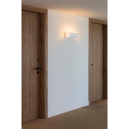 FARO 63436 - Zidna svetiljka TRAMA 2xE14/7W/230V bela