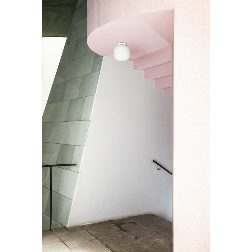 FARO 68610 - Plafonjera AMELIA 1xE27/15W/230V IP44 bela