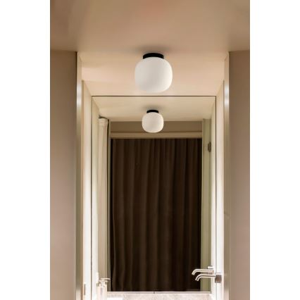 FARO 68611 - Plafonjera AMELIA 1xE27/15W/230V IP44 bela/crno