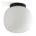 FARO 68611 - Plafonsko svetlo AMELIA 1xE27/15W/230V IP44 bela/crna