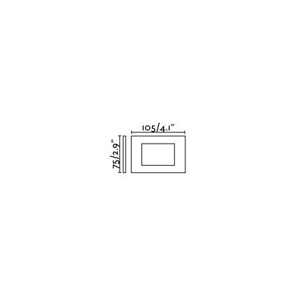 FARO 70162 - LED Spoljašnje ugradbeno svetlo SPARK-1 LED/5W/230V IP65