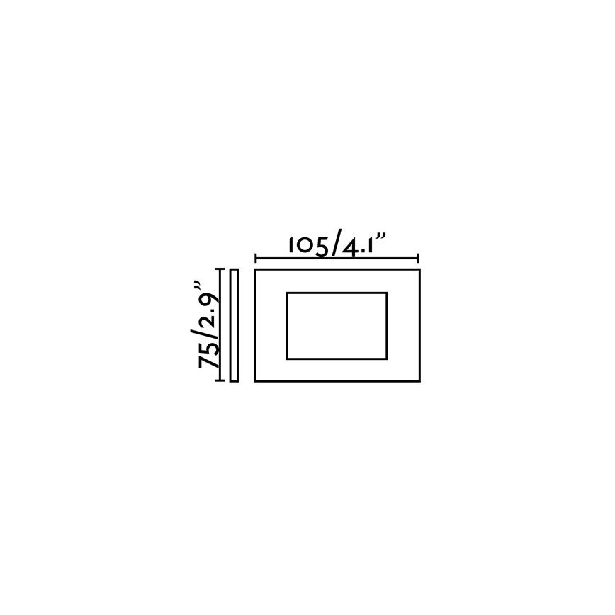FARO 70163 - LED Spoljašnje ugradbeno svetlo SPARK-1 LED/5W/230V IP65