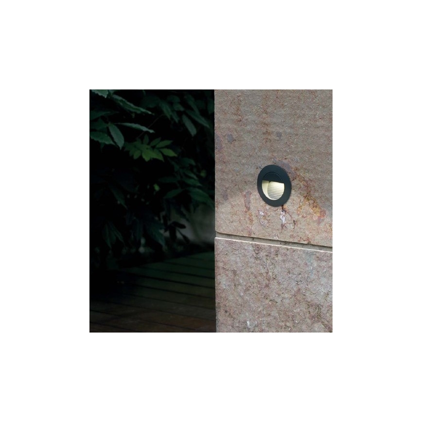FARO 70403 - LED Spoljna zidna lampa MINI RACING LED/1,2W/230V IP44