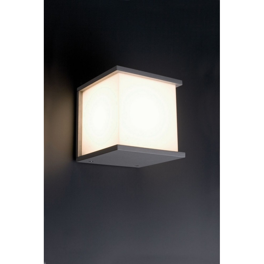 FARO 70689 - Spoljašnja zidna lampa KUBICK 1xE27/60W/100-240V IP44