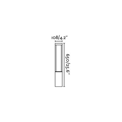 FARO 70842 - LED Spoljna lampa AGRA LED/9W/230V IP55 antracit
