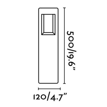 FARO 71199 - LED Spoljna lampa NAYA LED/8W/230V IP54