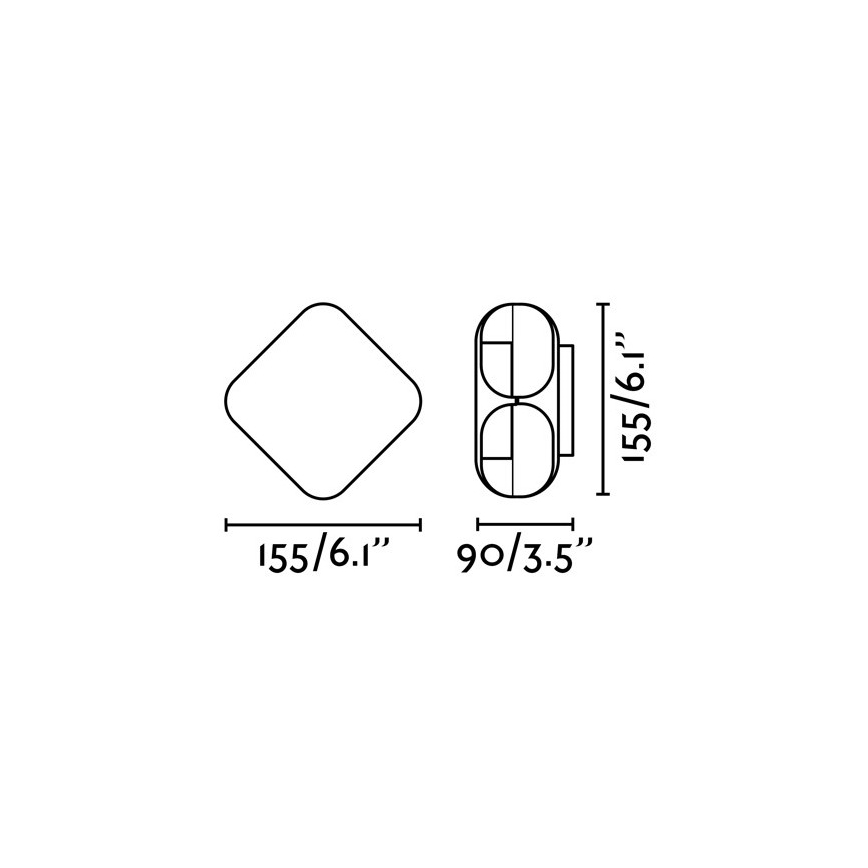 FARO 71212 - Spoljna zidna LED svetiljka BU-OH LED/12W/230V IP65
