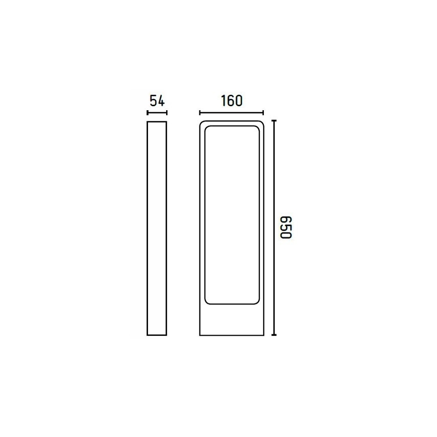 FARO 75520 - LED Spoljna lampa DAS LED/5W/230V IP54