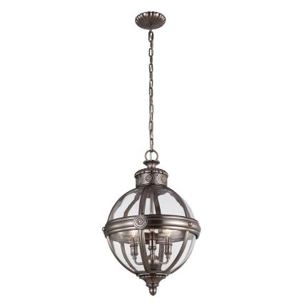 Feiss - Luster na lancu ADAMS 3xE14/60W/230V bronzana