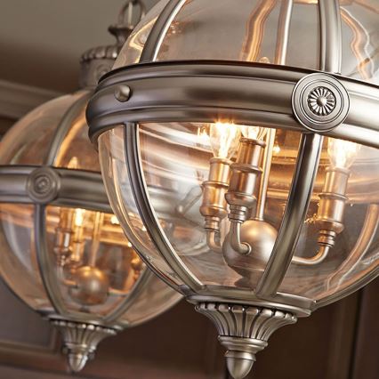 Feiss - Luster na lancu ADAMS 3xE14/60W/230V bronzana