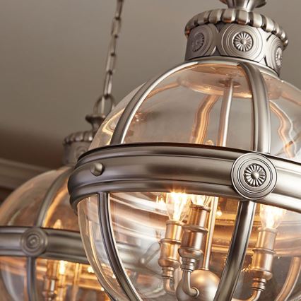 Feiss - Luster na lancu ADAMS 3xE14/60W/230V bronzana
