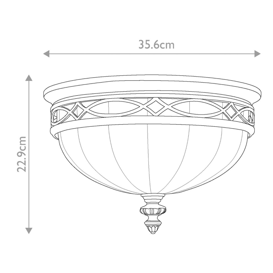 Feiss - Plafonjera DRAWING ROOM 3xE27/60W/230V