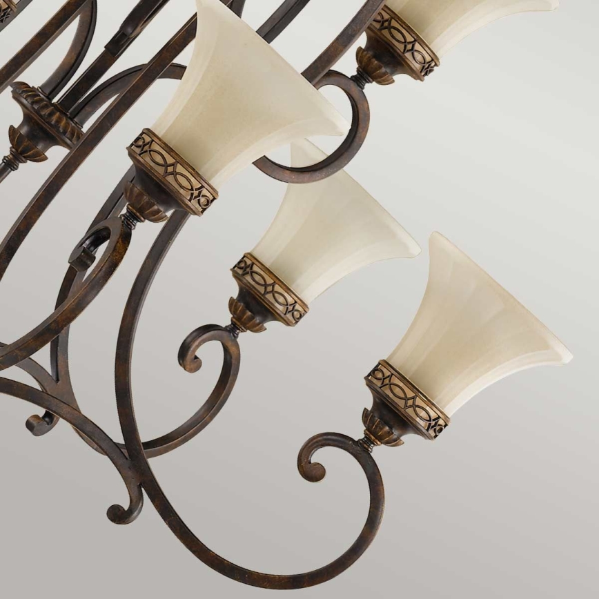 Feiss - Luster na lancu DRAWING ROOM 9xE27/60W/230V