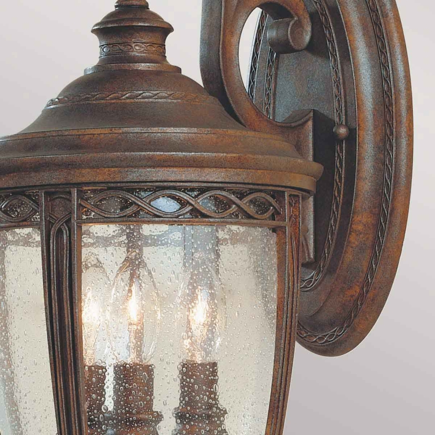 Feiss - Spoljašnja zidna lampa ENGLISH BRIDLE 3xE14/60W/230V IP44