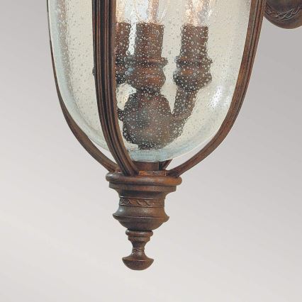 Feiss - Spoljašnja zidna lampa ENGLISH BRIDLE 3xE14/60W/230V IP44
