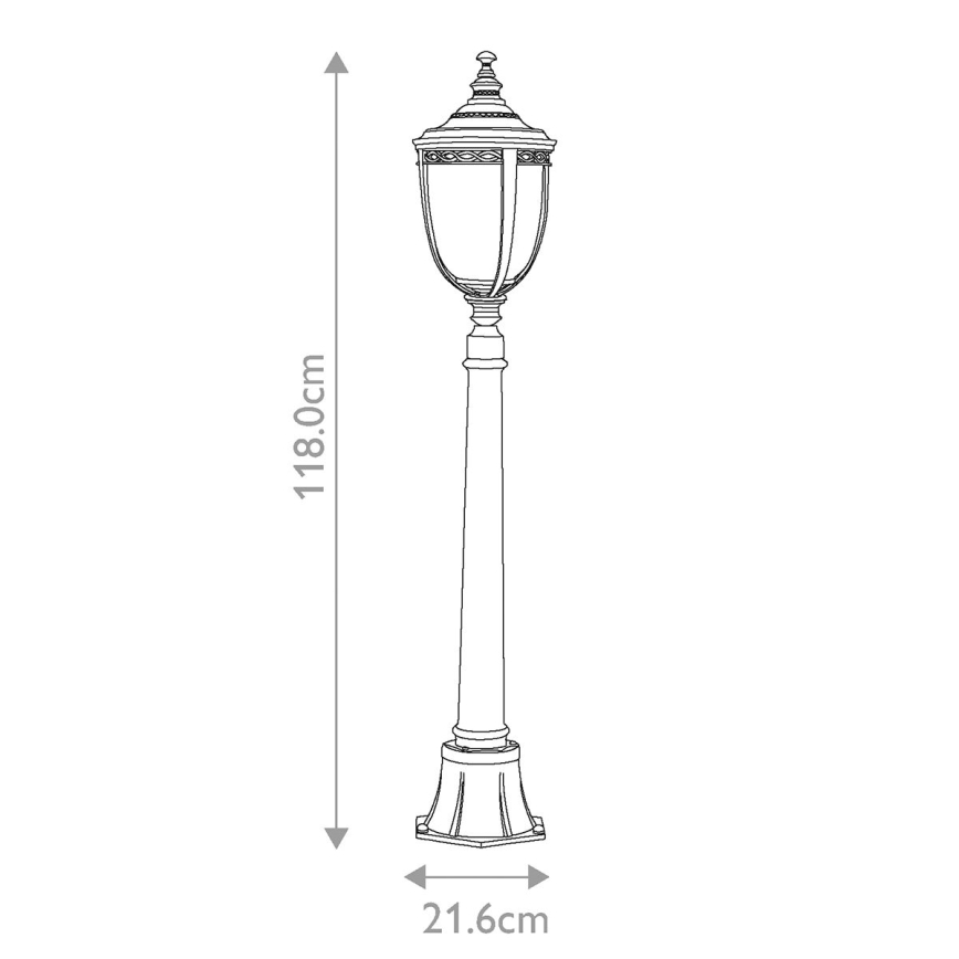 Feiss - Spoljašnja lampa ENGLISH BRIDLE 3xE14/60W/230V IP44