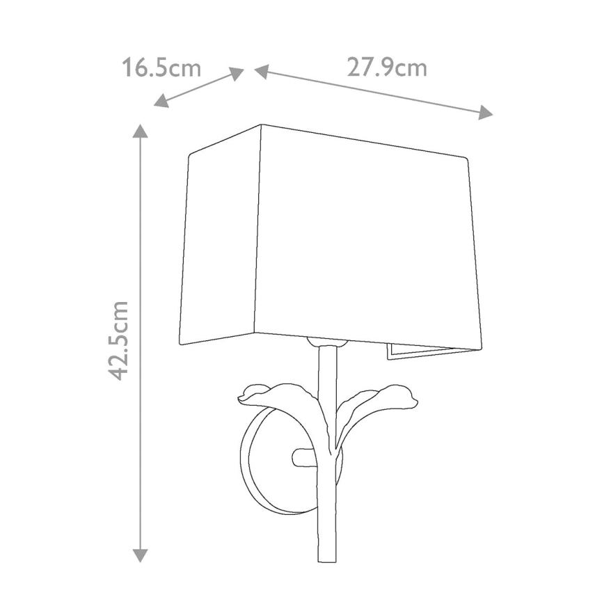Feiss - Zidna lampa GEORGIA 1xE27/60W/230V