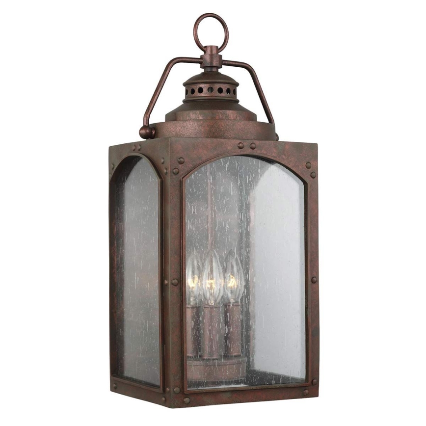 Feiss - Spoljašnja zidna lampa RANDHURST 3xE14/40W/230V IP44
