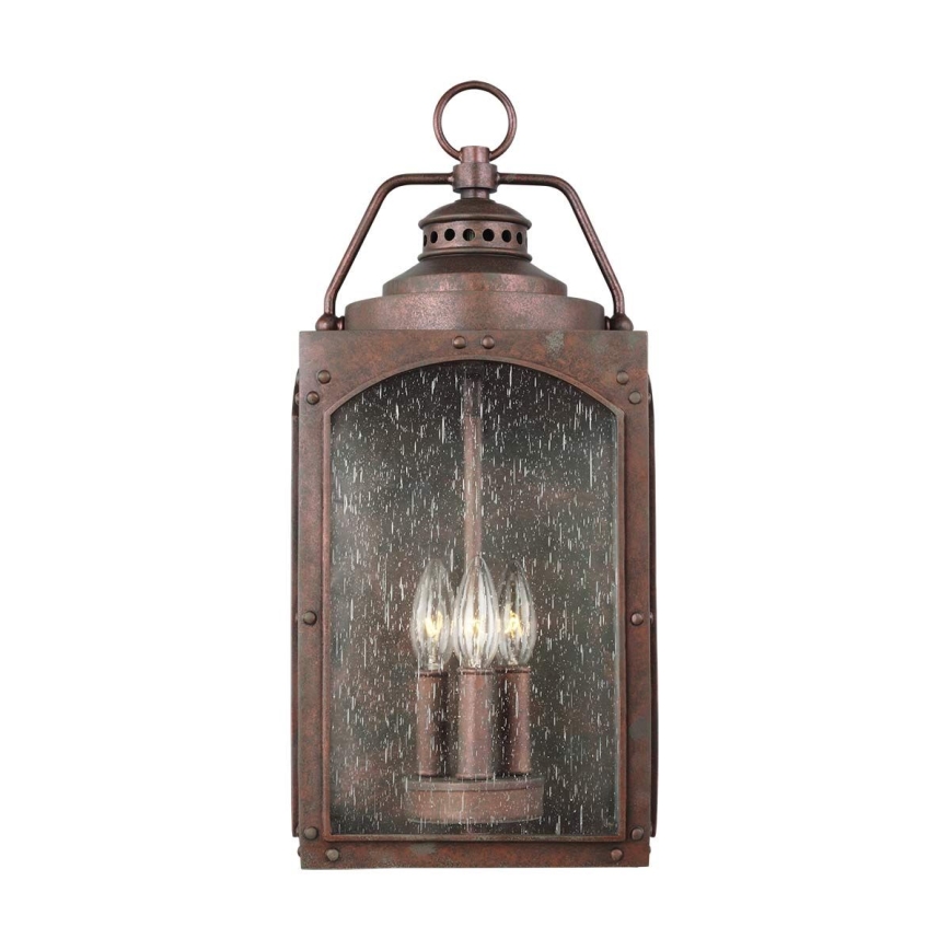 Feiss - Spoljašnja zidna lampa RANDHURST 3xE14/40W/230V IP44