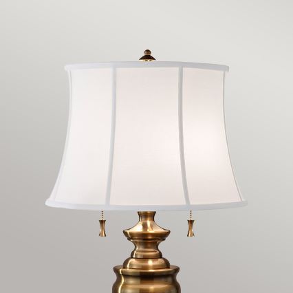 Feiss - Stona lampa STATEROOM 2xE27/60W/230V mesing