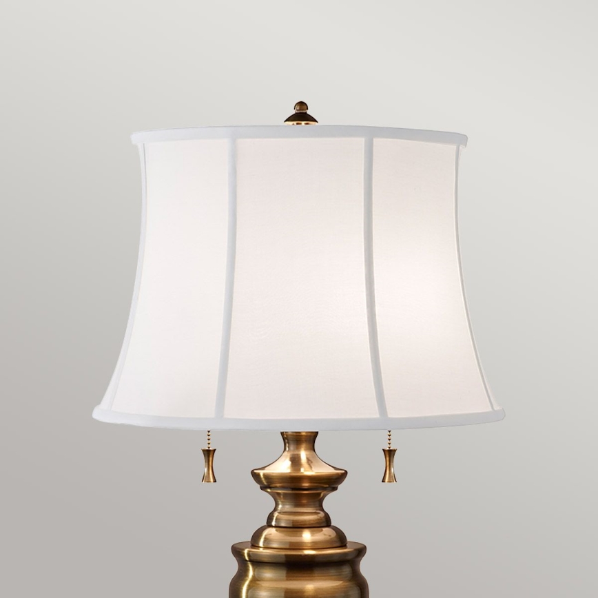 Feiss - Stona lampa STATEROOM 2xE27/60W/230V mesing