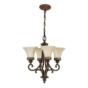 Feiss - Luster na lancu DRAWING ROOM 4xE27/60W/230V