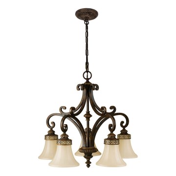 Feiss - Luster na lancu DRAWING ROOM 5xE27/60W/230V