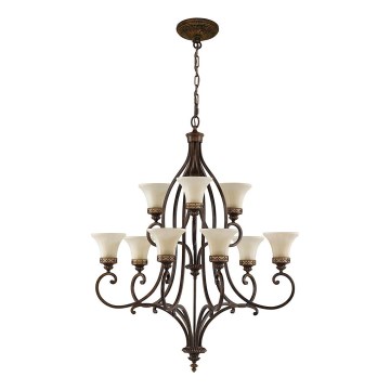 Feiss - Luster na lancu DRAWING ROOM 9xE27/60W/230V